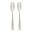 20 x 10 "Circulware" Mehrweg-Gabeln PP-MF 19 cm weiss "Gaia" extra stabil