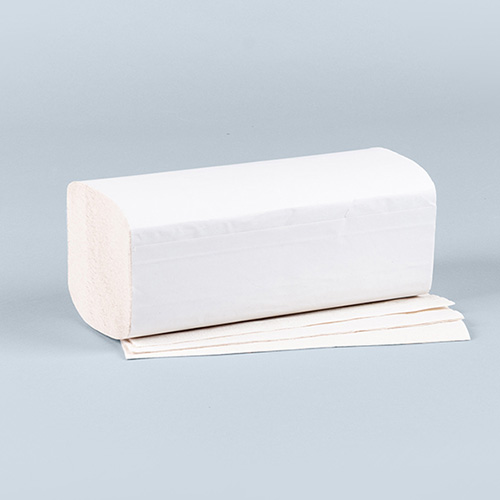 3200 Blatt Handtuchpapier V-Falz 23 cm x 25 cm weiss "Eco" 2-lagig (20x160)