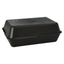 24 "Circulware" Mehrweg-Foodboxen 4,3 cm x 23,4 cm x 15,6 cm schwarz , 2-teilig