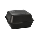 36 "Circulware" Mehrweg-Foodboxen 4,3 cm x 15,6 cm x 15,6 cm schwarz , 2-teilig