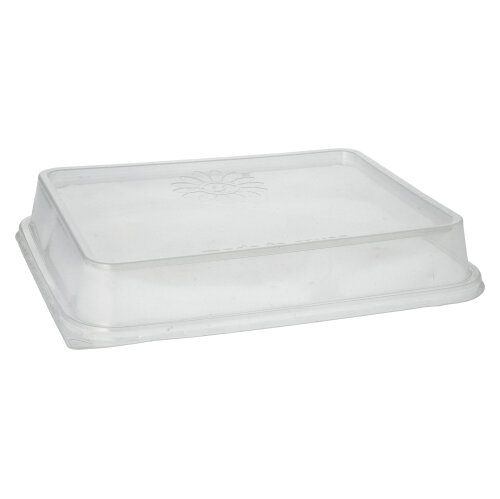 9 x 20 Deckel für Menüschalen PP 2 cm x 23,4 cm x 18,7 cm transparent