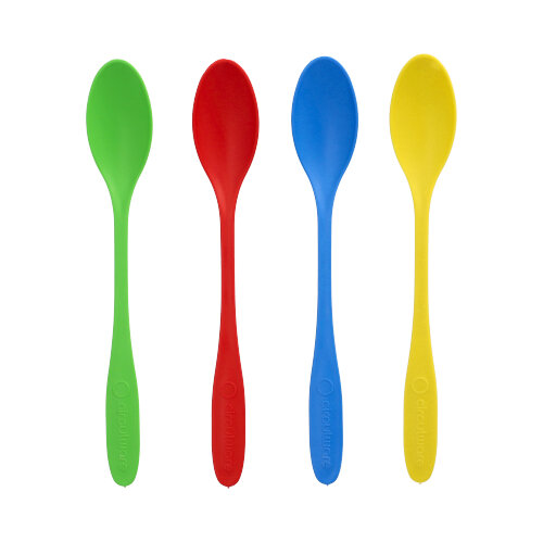 [96566] 10 x 100 "Circulware" Mehrweg-Sorbetlöffel PP-MF 17,5 cm farbig sortiert extra stabil