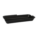 4 x 24 "Circulware" Mehrweg-Schalen Mix & Match eckig 3 cm x 11,7 cm x 23,4 cm schwarz