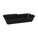 4 x 12 "Circulware" Mehrweg-Schalen Mix & Match eckig 4,7 cm x 11,7 cm x 23,4 cm schwarz