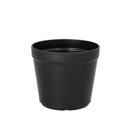 [97026] 4 x 36 "Circulware" Mehrweg-Trinkbecher PP rund 0,2 l Ø 8 cm · 7,1 cm schwarz
