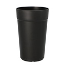4 x 16 "Circulware" Mehrweg-Trinkbecher PP rund 0,4 l Ø 8 cm · 13 cm schwarz