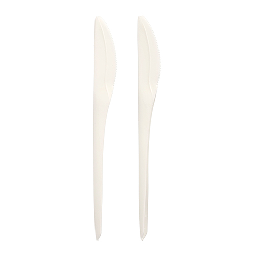 20 x 50 Messer "Folia" C-PLA 19 cm weiss