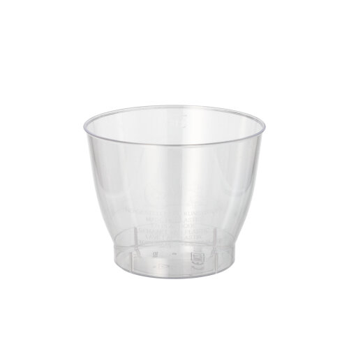 [97075] 20 x 25 Trinkbecher PS 0,16 l Ø 7,5 cm · 5,9 cm glasklar