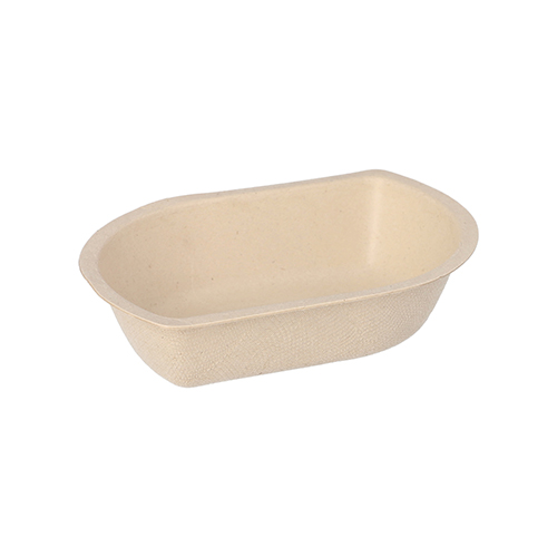 16 x 50 Snacktrays Zuckerrohr 3,1 cm x 9,7 cm x 13,2 cm natur