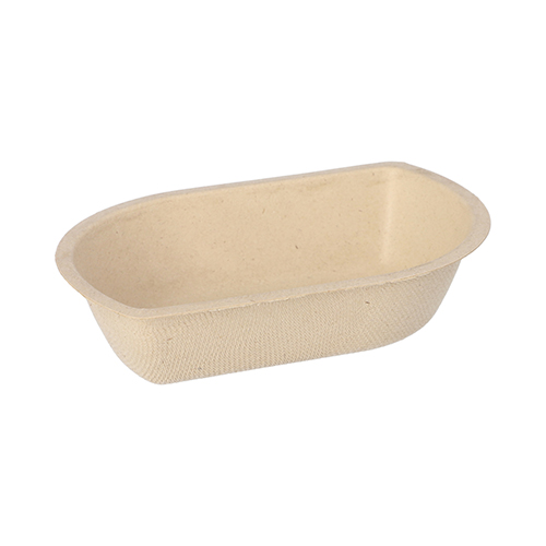 12 x 50 Snacktrays Zuckerrohr 3,6 cm x 9,9 cm x 15 cm natur