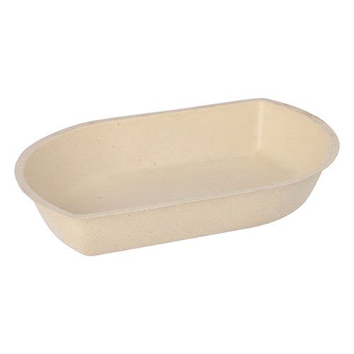 6 x 50 Snacktrays Zuckerrohr 3,6 cm x 14,4 cm x 21 cm natur