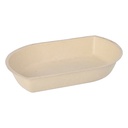 6 x 50 Snacktrays Zuckerrohr 3,6 cm x 14,4 cm x 21 cm natur