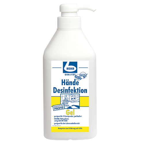 [98231] 10 x "Dr. Becher" Hände Desinfektion 1 l Gel