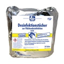 2 x 70 "Dr. Becher" Desinfektionstücher 29 cm x 30 cm weiss zur Flächendesinfektion (Nachfüllpack)