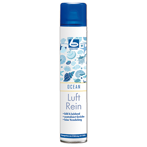 [98313] 15 x "Dr. Becher" Luft Rein 500 ml Ocean in Sprühdose