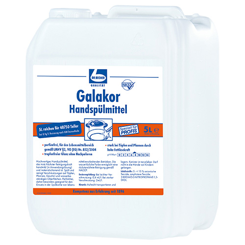 [98330] "Dr. Becher" Handspülmittel Galakor 5 l