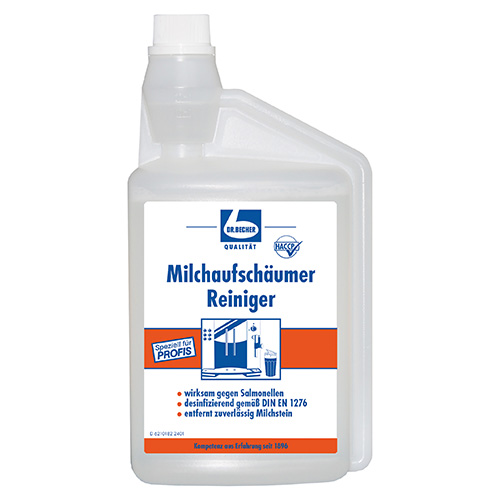 8 x "Dr. Becher" Milchaufschäumer Reiniger 1 l transparent