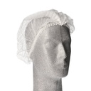 10 x 100 "WORK-INN/PS" Klipp-Hauben, Vlies Ø 30 cm weiss