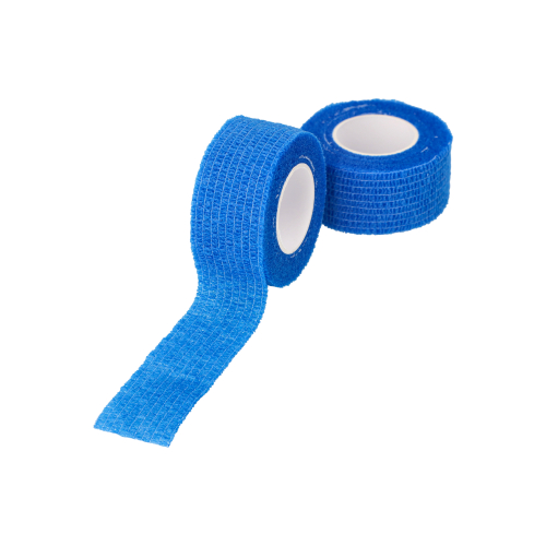 [99052] 15 x 2 Rollen Pflaster / Bandagen selbsthaftend 5 m x 2,5 cm blau