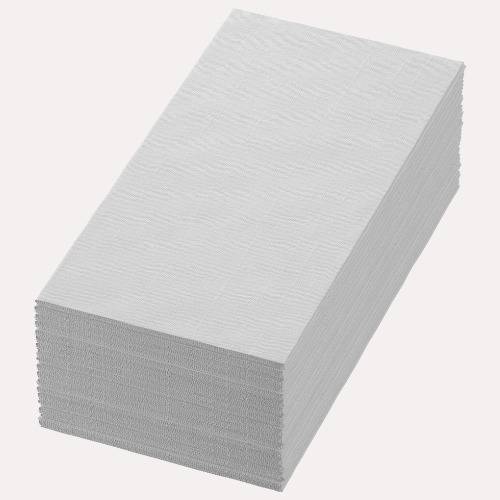 Bio Dunisoft Serviette, weiß, 40x40cm, 1/8 Falz