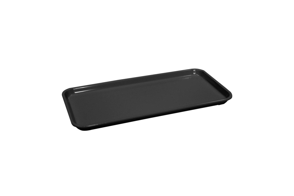 [227009] Auslagentablett aus Melamin, 300 x 150 mm, schwarz