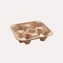 Becherhalter 4er, 50 Stück