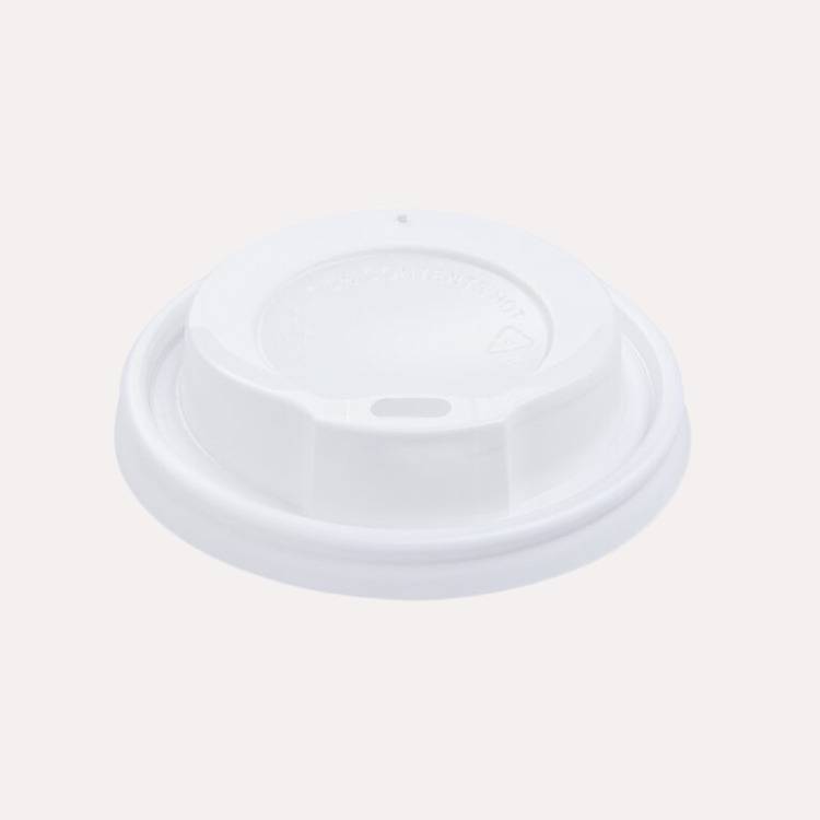 [3029] Deckel für Pappbecher 0,2/8oz weiß