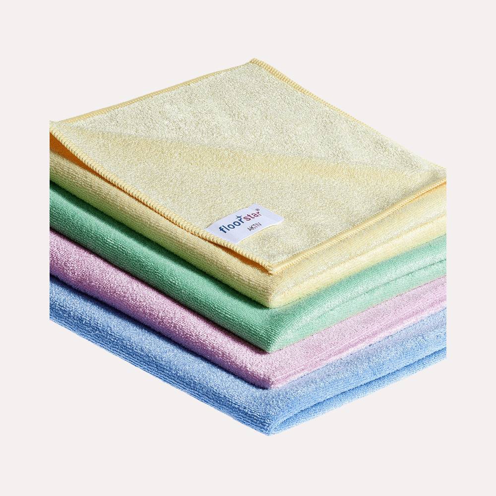 Microfaser Premium Stretchtuch grün 10 Stück