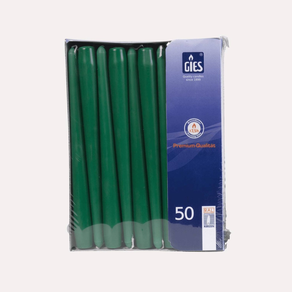 Spitzkerzen dunkelgrün
