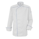 Soft-Magnum, weiße Herren-Kochjacke