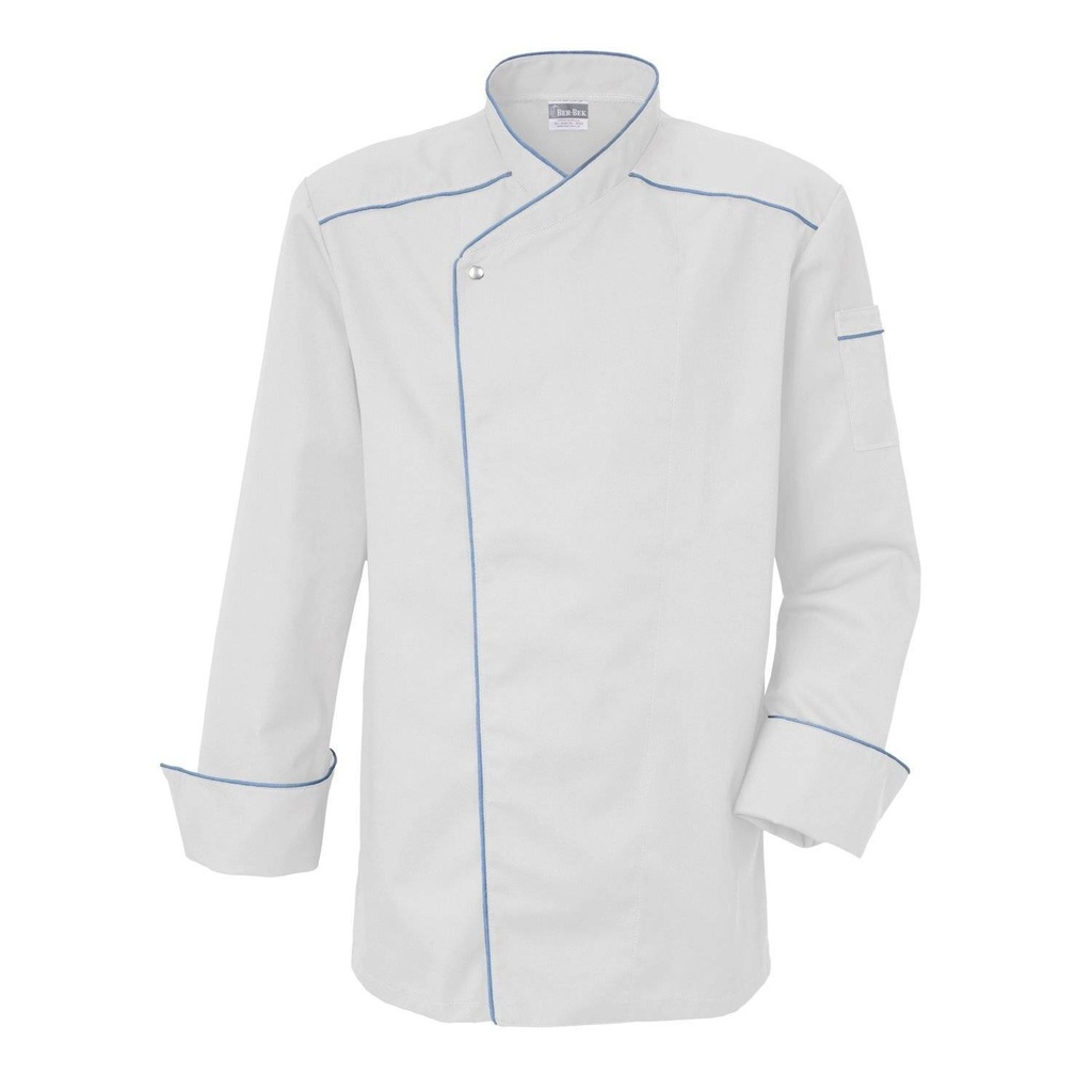 [01000M-C] Chef-Magnum, weiße Herren-Kochjacke