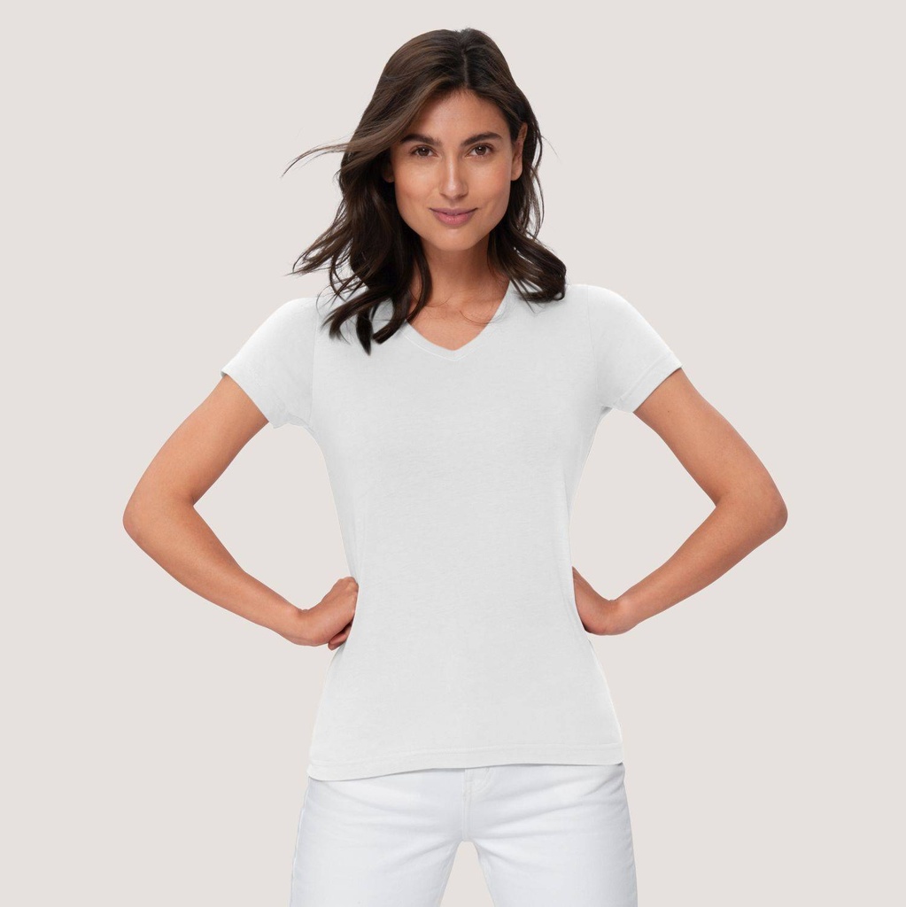Damen-T-Shirt ''High Performance'' weiß & schwarz