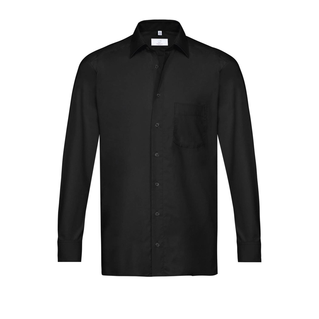 [29-6665-1120-010] Basic-Hemd, schwarz