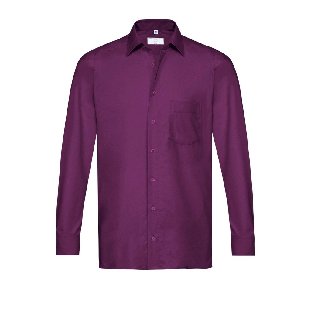 Basic-Hemd, brombeere