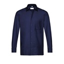 Basic-Hemd, marineblau