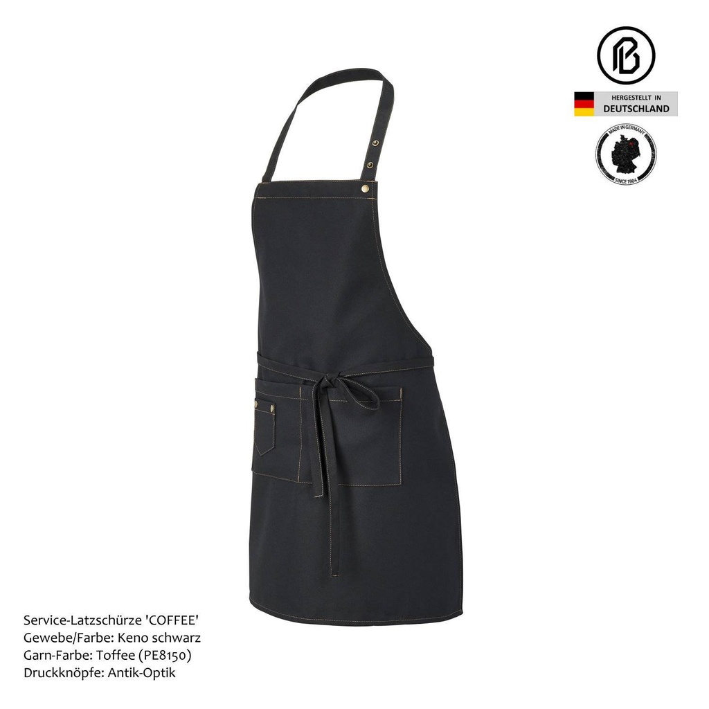 [047CO44-K] Service-Latzschürze COFFEE