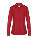 Basic-Bluse, rot