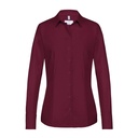 Basic-Bluse, bordeaux weinrot