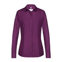 Basic-Bluse, brombeere