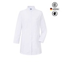 Damen-Kurzkittel Feline, weiß, mit Stehkragen