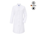 Damen-Langkittel Enja, weiß, Stehkragen