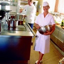 "Damen-Kittel", weiß