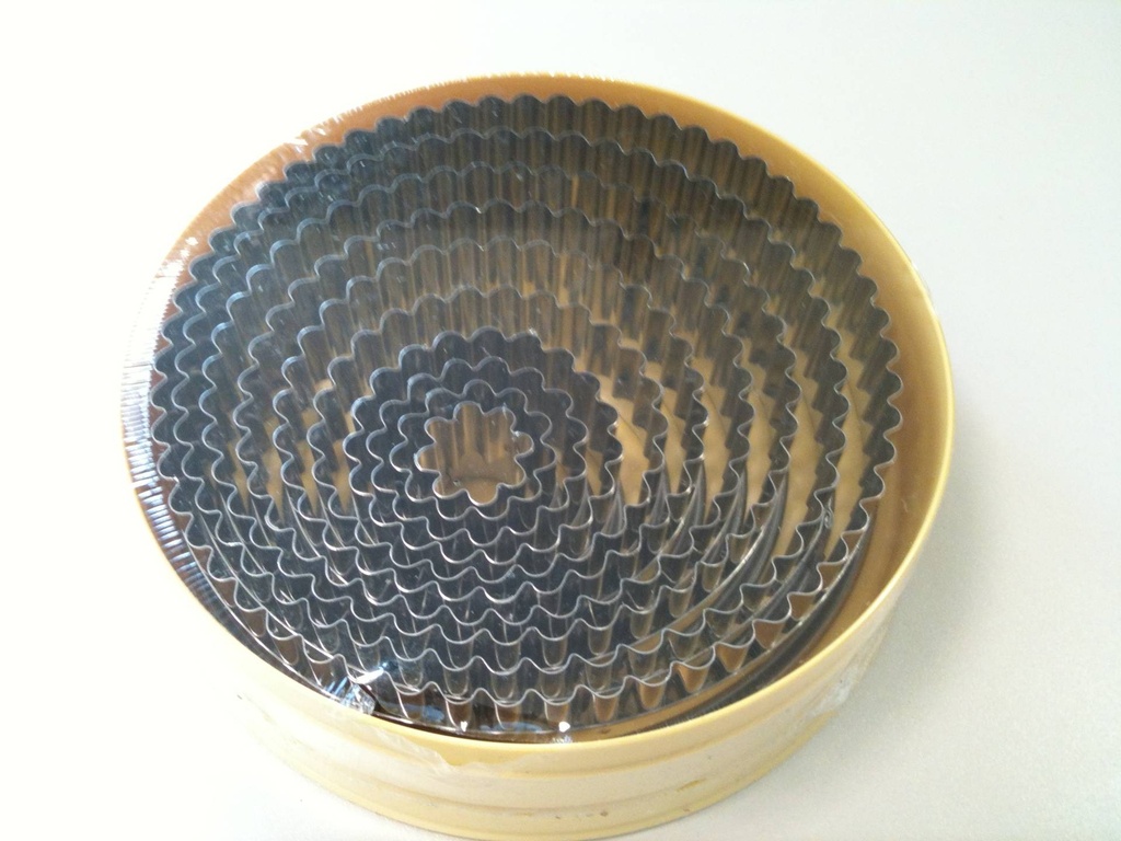 Ausstechersatz rund/gezackt