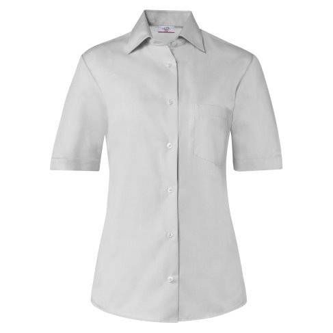 Bluse, silbergrau, Gr.46   -SALE-