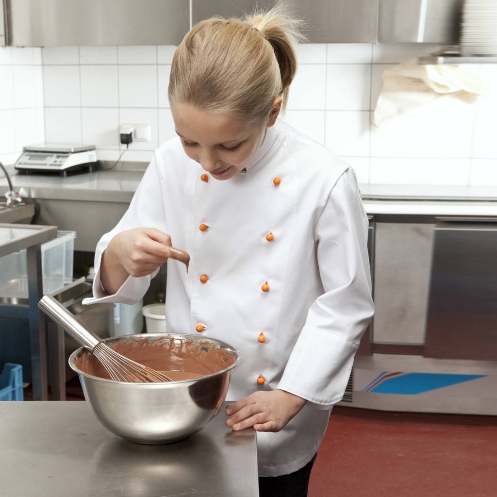 [012000-K] Kinder-Kochjacke , weiß, o.K.