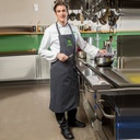 Gestreifte Latzschürzen, 100% Baumwolle