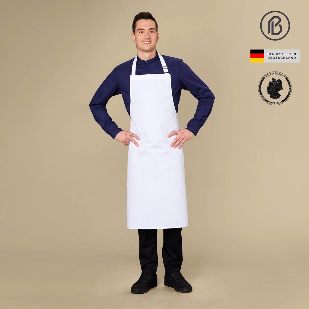 [04746-00A] KÖPER-Latzschürze , weiss