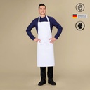 KÖPER-Latzschürze , weiss