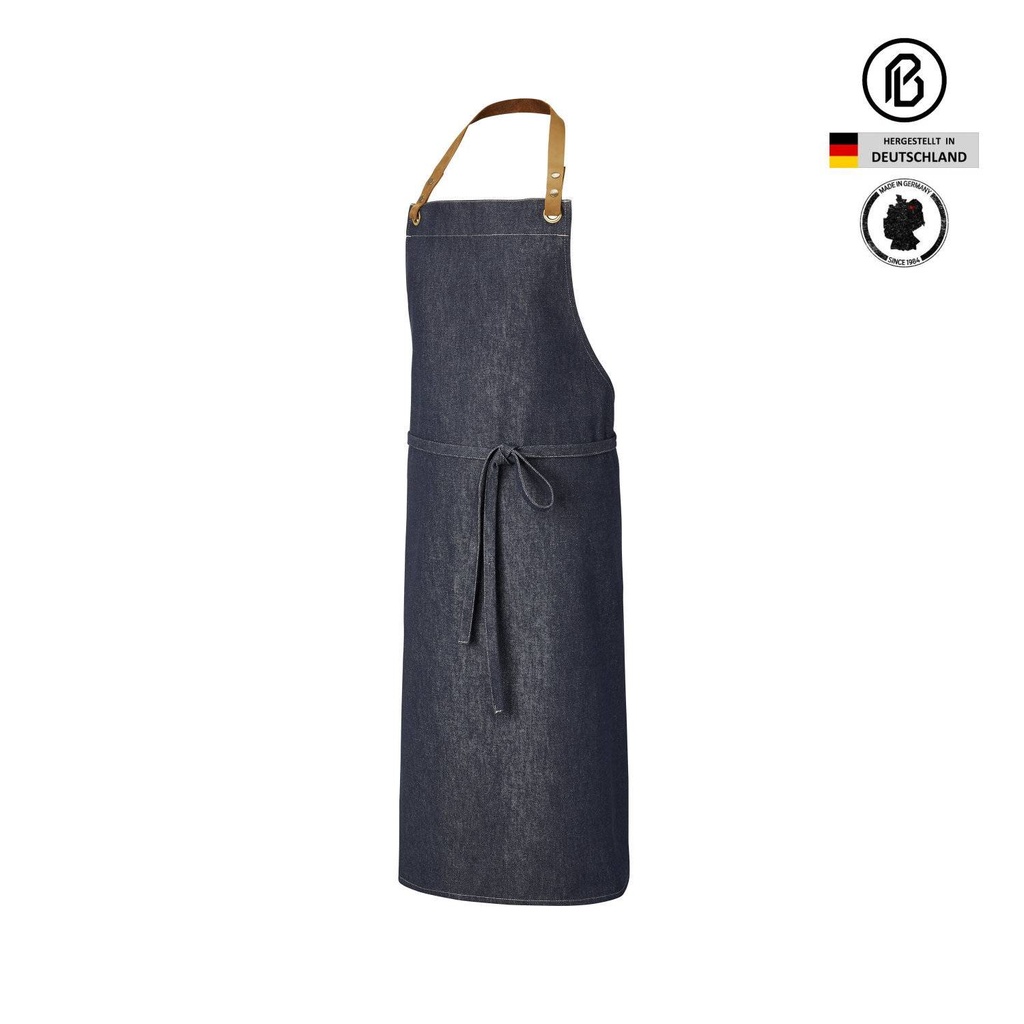 [047HA46-JS] Latzschürze Jeans-HAVANA