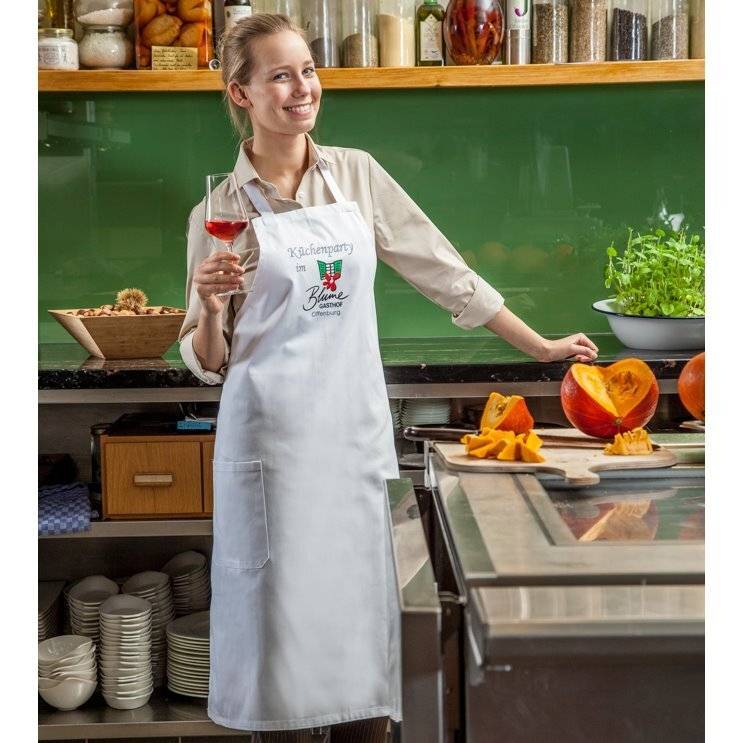 z2 Event-Latzschürze, weiß